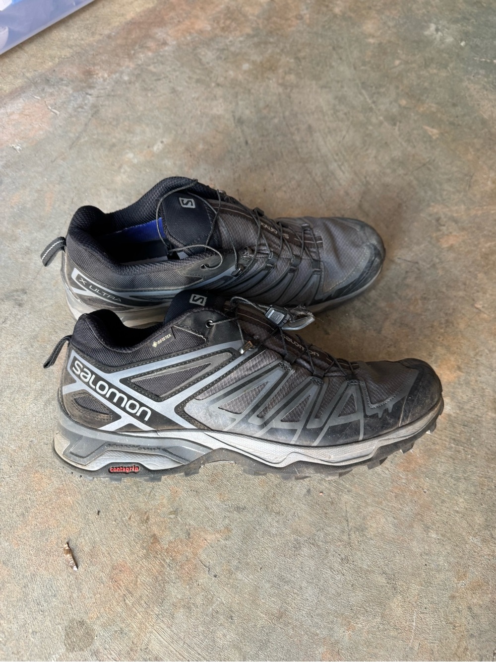 Saloman | X Ultra 3 GTX Gore-Tex | Men’s Size 13 | Black Gray Contragrip Hiking